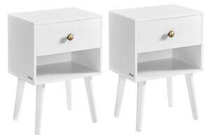 Set dvoch nočných stolíkov LET855W01 (2ks)
