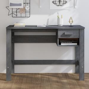 Maison Exclusive – Písací stôl HAMAR, tmavosivá farba, 110x40x75 cm, masívna borovicové drevo