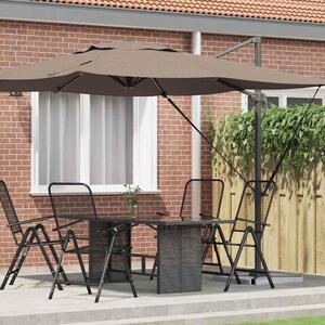 Maison Exclusive – Slnečník Roma, rozmer 286 x 284 x 265 cm, materiál: hliník a polyester