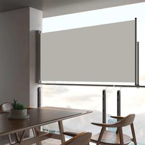 Maison Exclusive – Výsuvná bočná markíza 80 × 300 cm, krémová farba