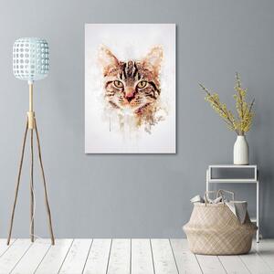 Obraz na plátne Hlava mačky - Cornel Vlad Rozmery: 40 x 60 cm