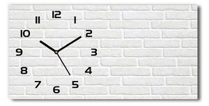 Vodorovné Sklenené hodiny na stenu tiché Murovaná múr