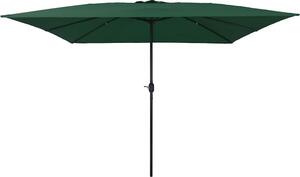 Maison Exclusive – záhradný slnečník, zelený, 295 x 295 x 245 cm, materiál: polyester a oceľ
