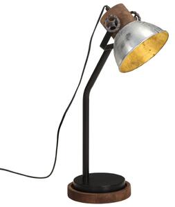 Maison Exclusive – Stolná lampa, 25 W, vintage štýl, strieborná, 18x18x60 cm, pätica E27