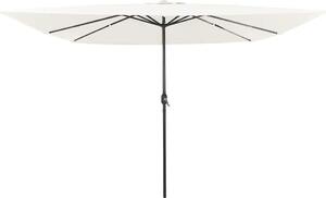 Maison Exclusive – Záhradný slnečník, farba piesok, rozmer 295 x 295 x 245 cm, materiál: polyester a oceľ