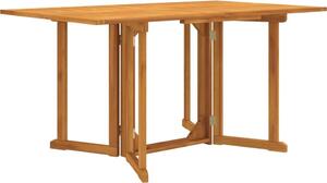 Maison Exclusive – Rozkladací záhradný stôl Butterfly, 150x90x75 cm, masívne drevo, teak