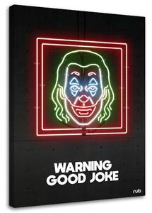 Obraz na plátne Joker neon - Rubiant Rozmery: 40 x 60 cm
