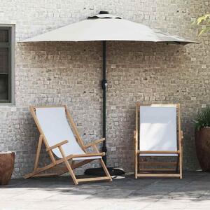 Maison Exclusive – záhradný slnečník, farba piesok, rozmer 294 x 150 x 223 cm, materiál: polyester a oceľ