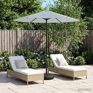 Maison Exclusive – Záhradný slnečník s podstavcom, 230 x 230 cm, polyester, štvorcový