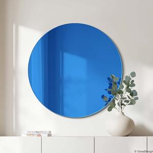 Zrkadlo Round Blue Rozmer: Ø 90 cm