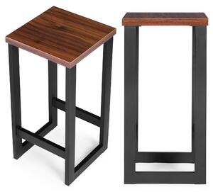 Moderná barová stolička, barová stolička, kovová MDF ModernHome
