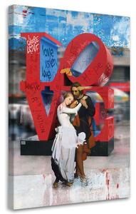 Obraz na plátne Nápis Love - Jose Luis Guerrero Rozmery: 40 x 60 cm