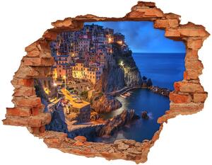 Diera 3D v stene nálepka Manarola taliansko nd-c-90515464