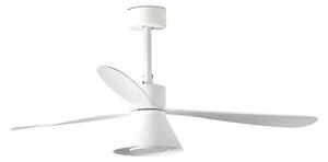 FARO 33760WT-22-LED Stmievateľný ventilátor AMELIA L CONE LED/20W/230V biela pr. 132 cm WT + DO