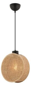 Závesný luster na lanku DRUM 1xE27/60W/230V hnedý