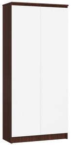 Uzavretý regál R80 2D 8P CLP wenge / biely