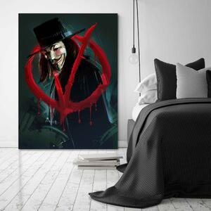 Obraz na plátne V ako Vendeta - Nikita Abakumov Rozmery: 40 x 60 cm