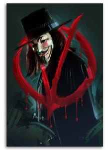 Obraz na plátne V ako Vendeta - Nikita Abakumov Rozmery: 40 x 60 cm