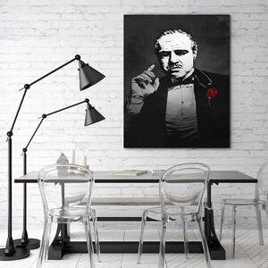 Obraz na plátne Krstný otec, Vito Corleone portrét - Nikita Abakumov Rozmery: 40 x 60 cm