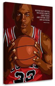Obraz na plátne Michael Jordan - Nikita Abakumov Rozmery: 40 x 60 cm