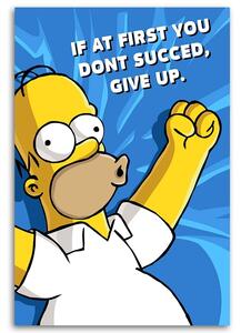 Obraz na plátne Simpsonovci, Homer Simpson - Nikita Abakumov Rozmery: 40 x 60 cm