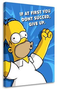 Obraz na plátne Simpsonovci, Homer Simpson - Nikita Abakumov Rozmery: 40 x 60 cm