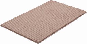 GRUND Kúpeľňový koberec RIFFLE čokoládovo krémový Rozmer: 60x100 cm