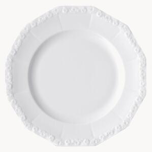 Porcelánové raňajkové taniere Maria White, 2 ks