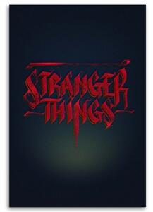 Obraz na plátne Stranger Things, nápis - Nikita Abakumov Rozmery: 40 x 60 cm