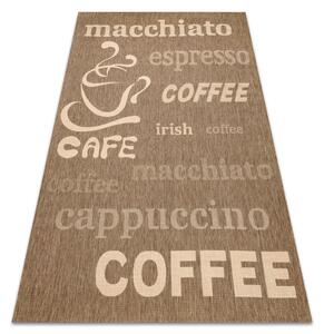 Koberec šnúrkový SIZAL FLOORLUX 20645 coffee / natural