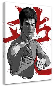 Obraz na plátne Majster bojových umení Bruce Lee - Nikita Abakumov Rozmery: 40 x 60 cm
