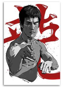 Obraz na plátne Majster bojových umení Bruce Lee - Nikita Abakumov Rozmery: 40 x 60 cm