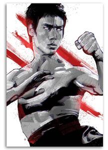 Obraz na plátne Portrét Brucea Leeho - Nikita Abakumov Rozmery: 40 x 60 cm