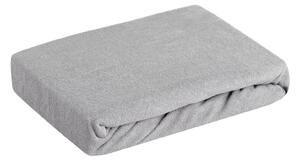 Froté prestieradlo s gumičkou140x200+20 cm sivé