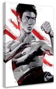 Obraz na plátne Portrét Brucea Leeho - Nikita Abakumov Rozmery: 40 x 60 cm