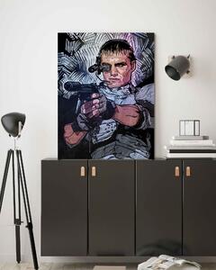 Obraz na plátne Univerzálny vojak, Dolph Lundgren - Nikita Abakumov Rozmery: 40 x 60 cm