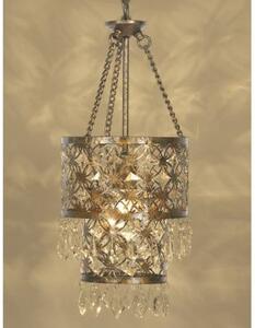 Zlatý luster závesná lampa vintage
