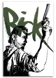 Obraz na plátne The Walking dead, Rick Grimes - Nikita Abakumov Rozmery: 40 x 60 cm