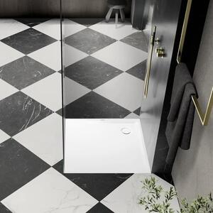 Sprchová vanička štvorcová Kaldewei Superplan 90x90 cm smaltovaná oceľ alpská biela 384800010001