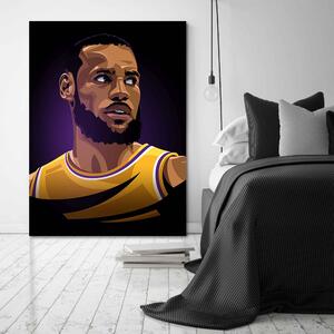 Obraz na plátne LeBron James - Nikita Abakumov Rozmery: 40 x 60 cm