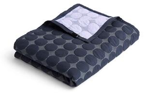 HAY Prikrývka Mega Dot Organic 235x245, midnight blue