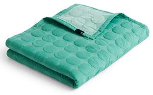 HAY Prikrývka Mega Dot Organic 260x260, sea green