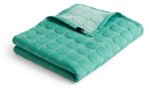 HAY Prikrývka Mega Dot Organic 195x245, sea green