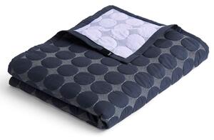 HAY Prikrývka Mega Dot Organic 260x260, midnight blue