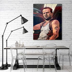 Obraz na plátne John McClane fiktívna postava - Nikita Abakumov Rozmery: 40 x 60 cm