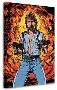 Obraz na plátne Chuck Norris - Nikita Abakumov Rozmery: 40 x 60 cm