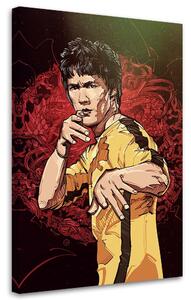 Obraz na plátne Herec Bruce Lee - Nikita Abakumov Rozmery: 40 x 60 cm