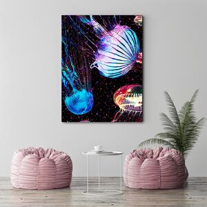 Obraz na plátne Farebná abstrakcia medúzy - Gab Fernando Rozmery: 40 x 60 cm