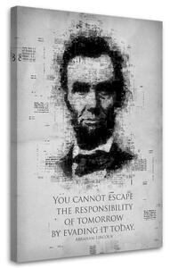 Obraz na plátne Prezident Abraham Lincoln - Gab Fernando Rozmery: 40 x 60 cm