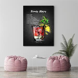 Obraz na plátne Koktail Bloody Mary - Gab Fernando Rozmery: 40 x 60 cm